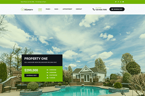 Property One WordPress Theme